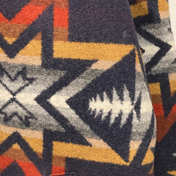 Pendleton high grade wool western wear geometric Southwestern coat jacket - Picture 4 of 8